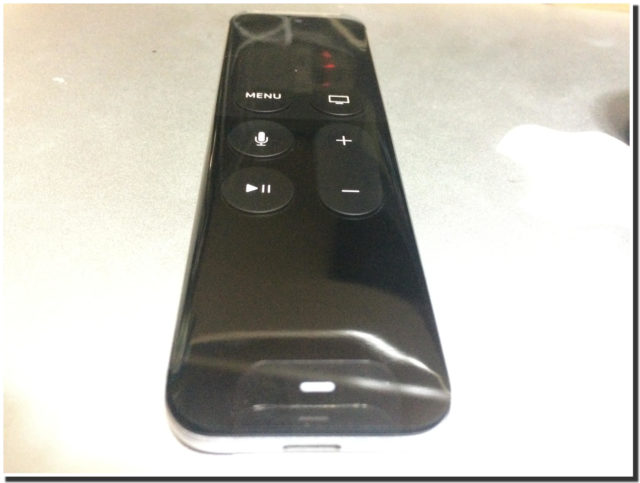 apple tv remote front
