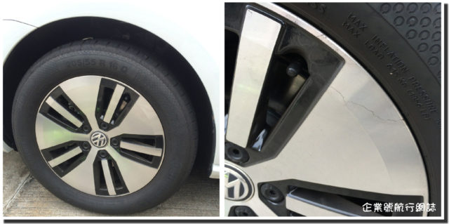 e-golf wheel crack