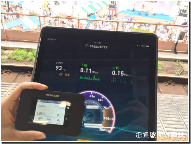 Netgear AirCard 790 Japan speed test