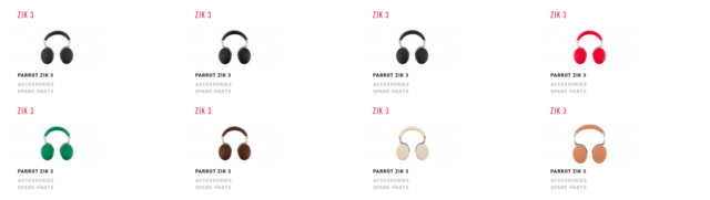 Parrot Zik 3 colours